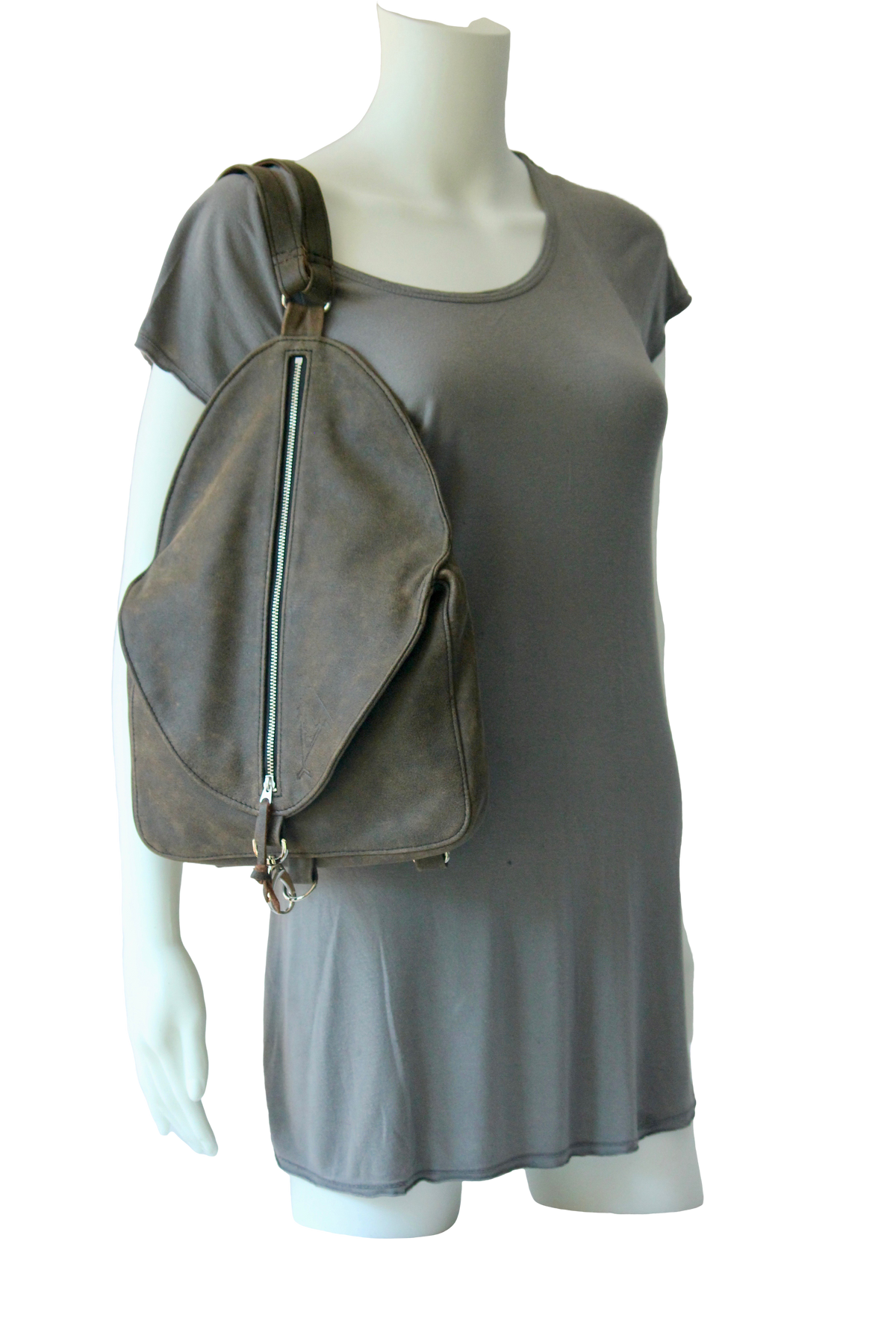 Egg Bag Backpack - Indian Summer's designer leather purses