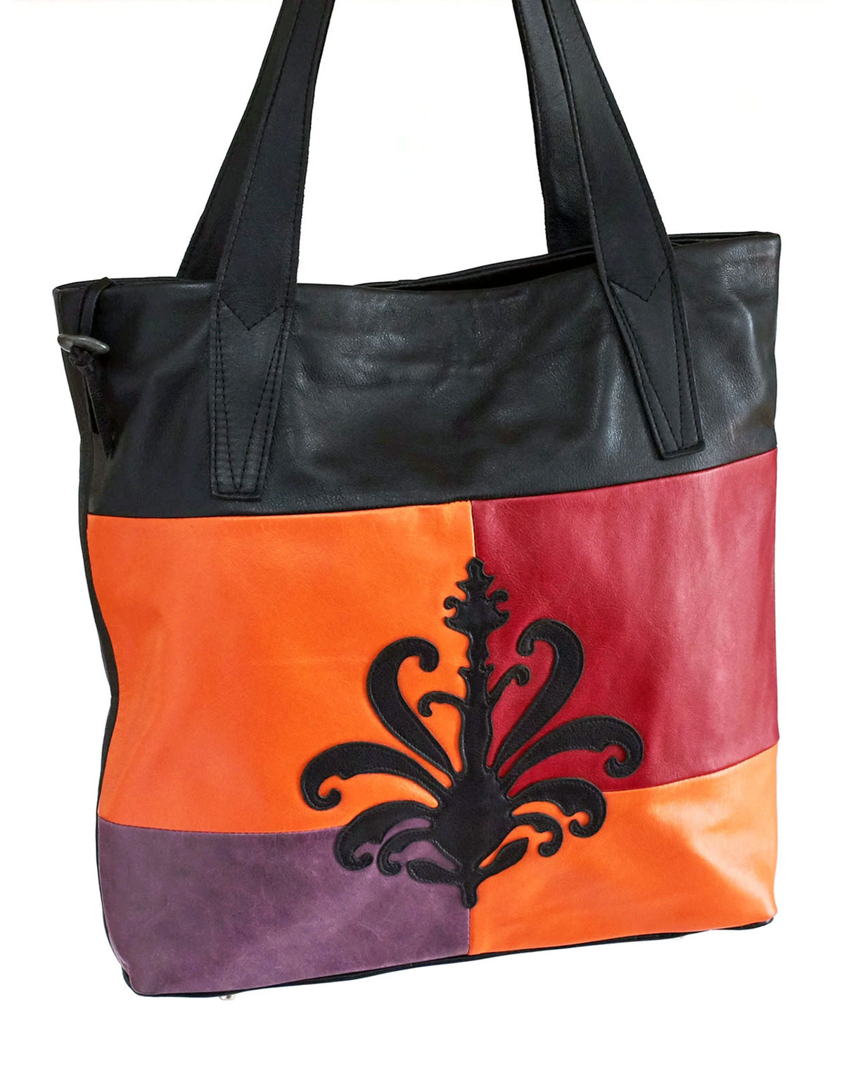 Large Siena Tote Bag - Indian Summer's designer leather purses