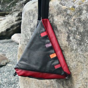piano leather tote bag  Handmade bags 