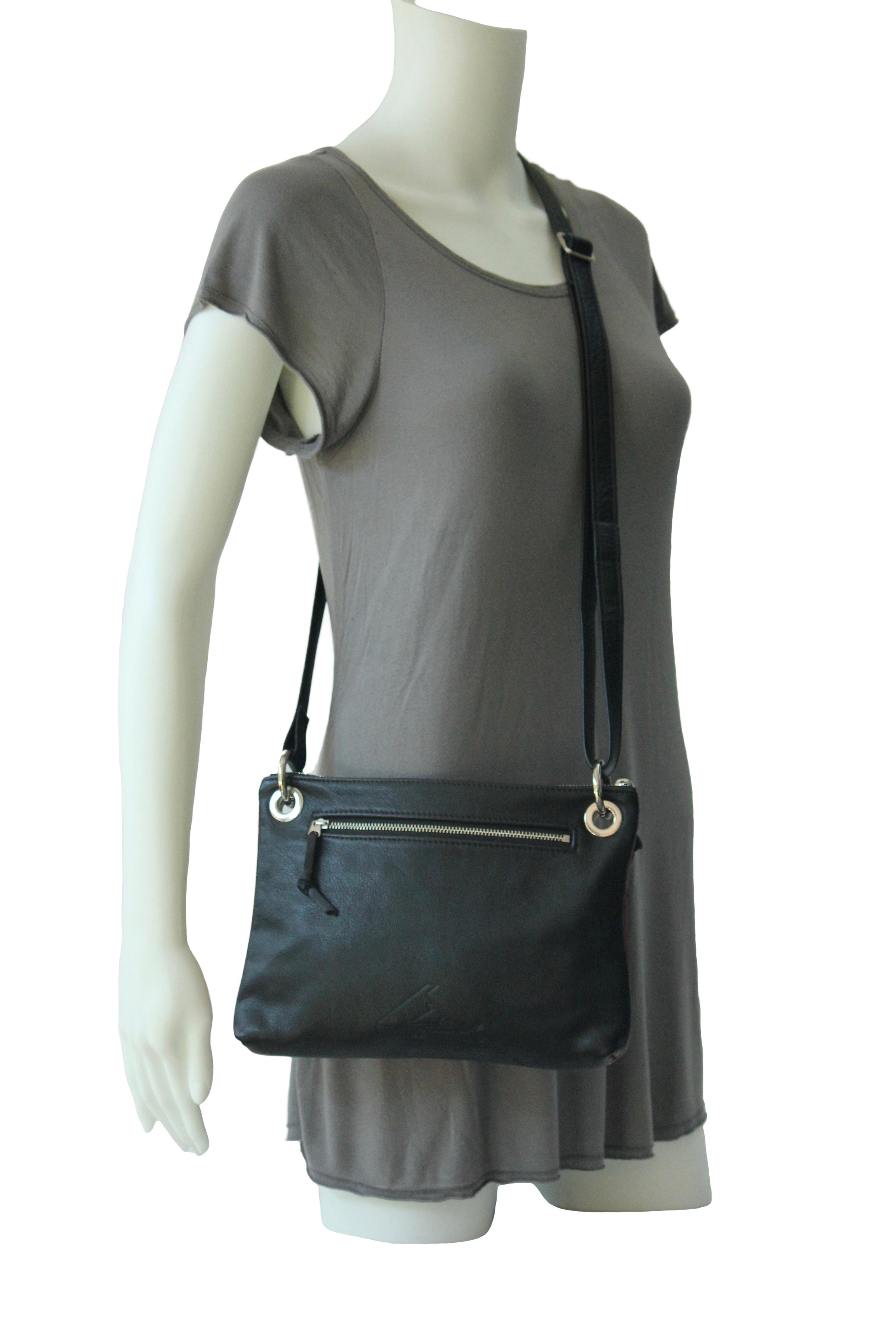 Two Sided Purse - Reversible Leather Cross Body Purse – AJLD