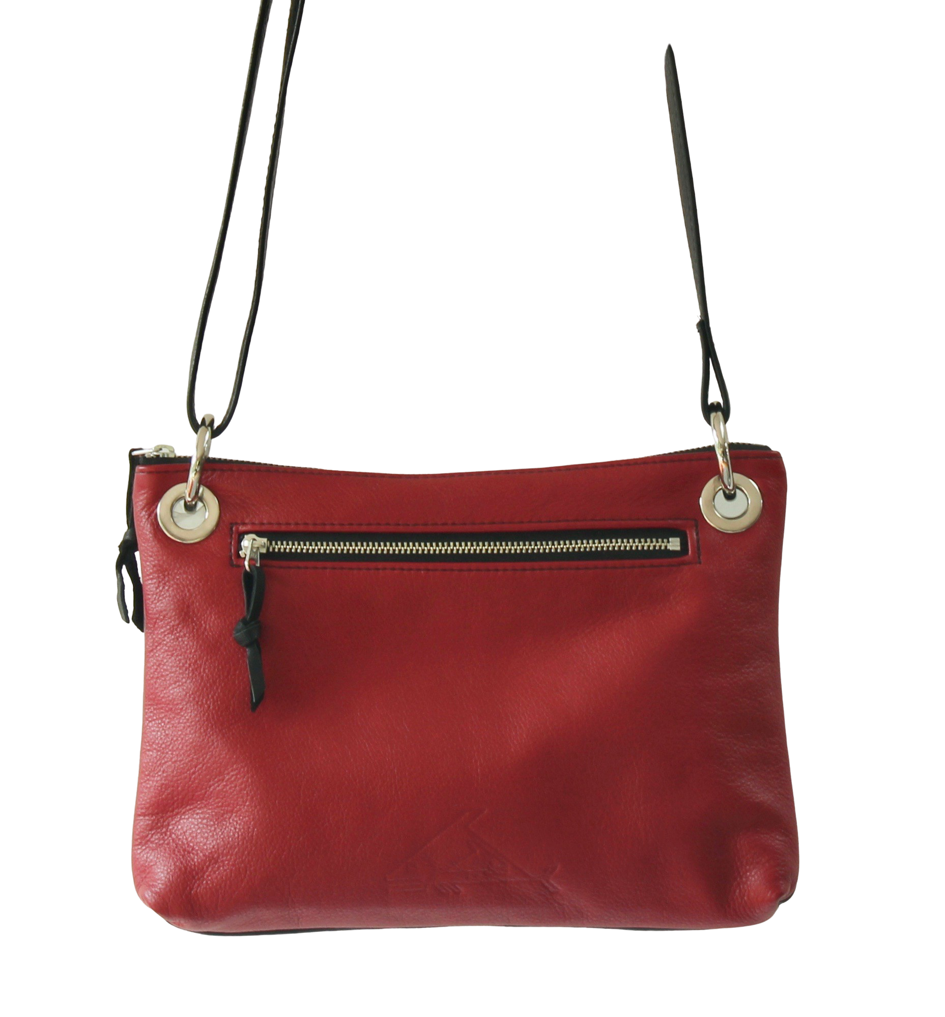 Two Sided Purse Reversible Leather Cross Body Purse AJLD