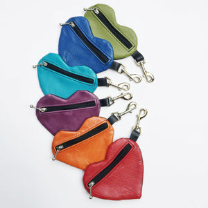 Heart Change Purse - Indian Summer's designer leather purses