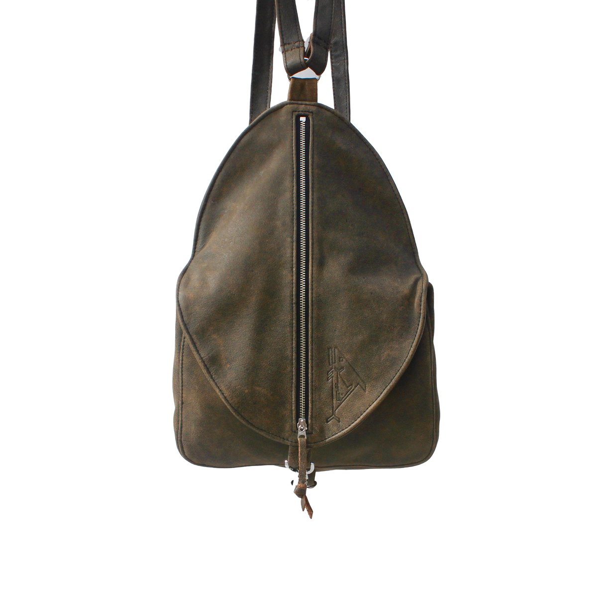 Egg Bag Backpack - Indian Summer's designer leather purses