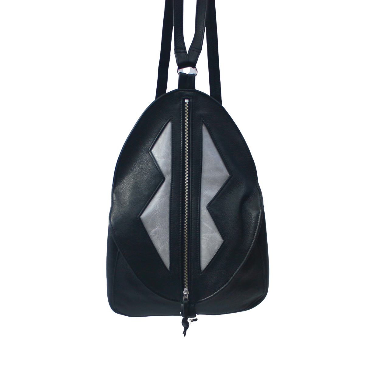 Egg Bag Zig Zag Backpack - Indian Summer's designer leather purses
