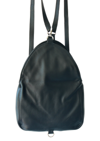 Egg Bag Zig Zag Backpack - Indian Summer's designer leather purses