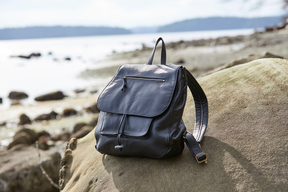 Classic Large Back Pack - Indian Summer's designer leather purses