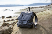 Classic Large Back Pack - Indian Summer's designer leather purses