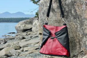 Large Origami Tote bag - Indian Summer's designer leather purses