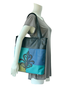 Large Siena Tote Bag - Indian Summer's designer leather purses
