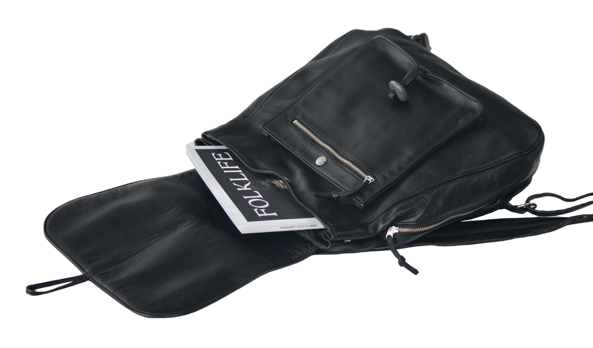Classic Large Back Pack - Indian Summer's designer leather purses