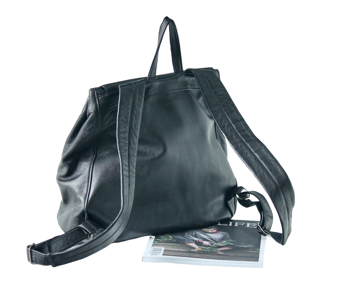 Classic Large Back Pack - Indian Summer's designer leather purses