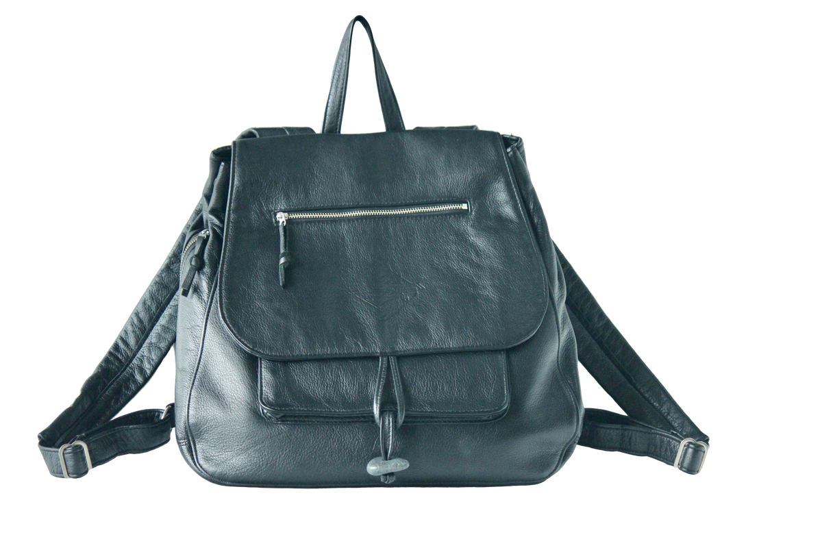 Classic Large Back Pack - Indian Summer's designer leather purses