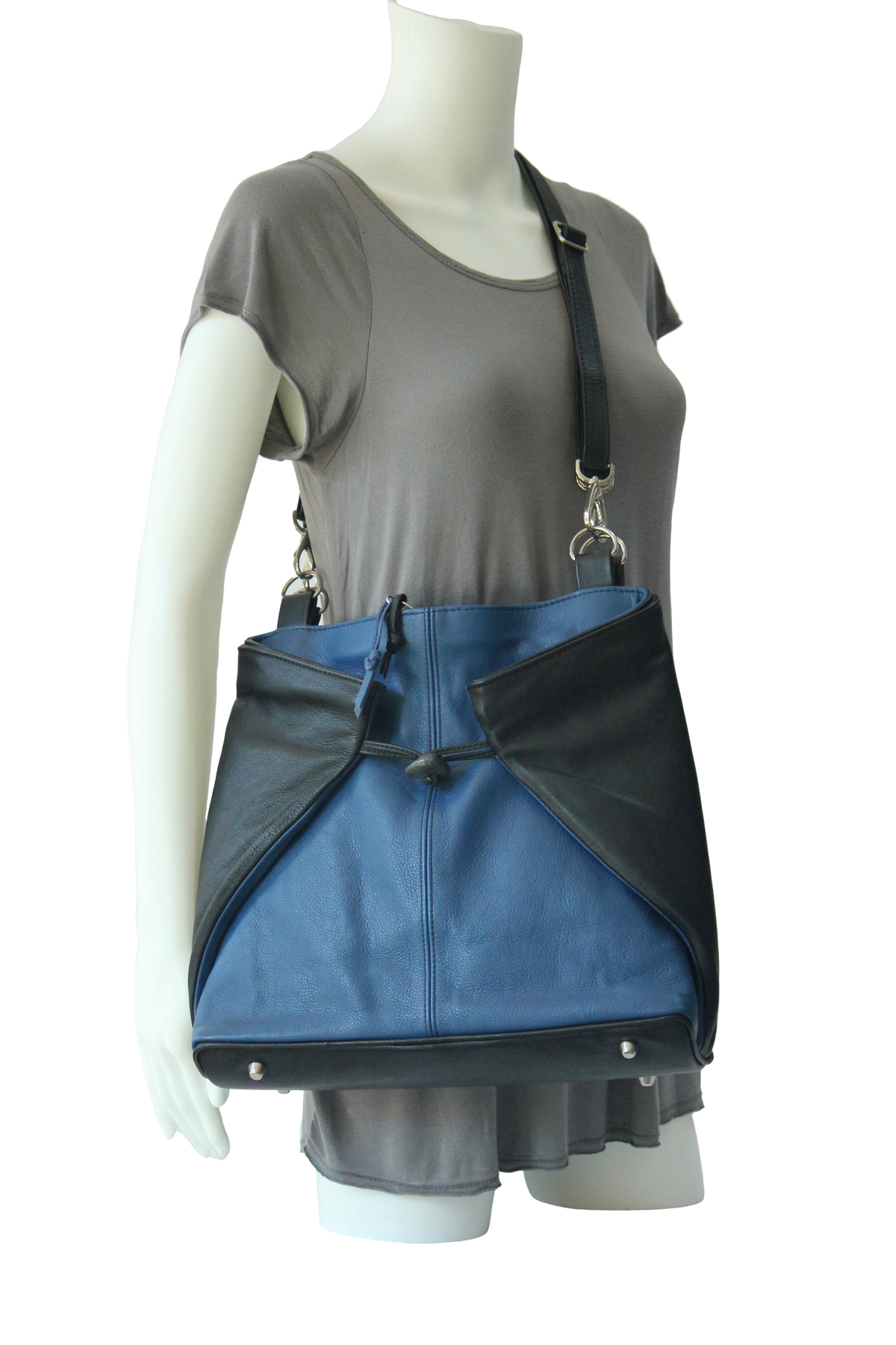 Large Origami Tote bag - Indian Summer's designer leather purses