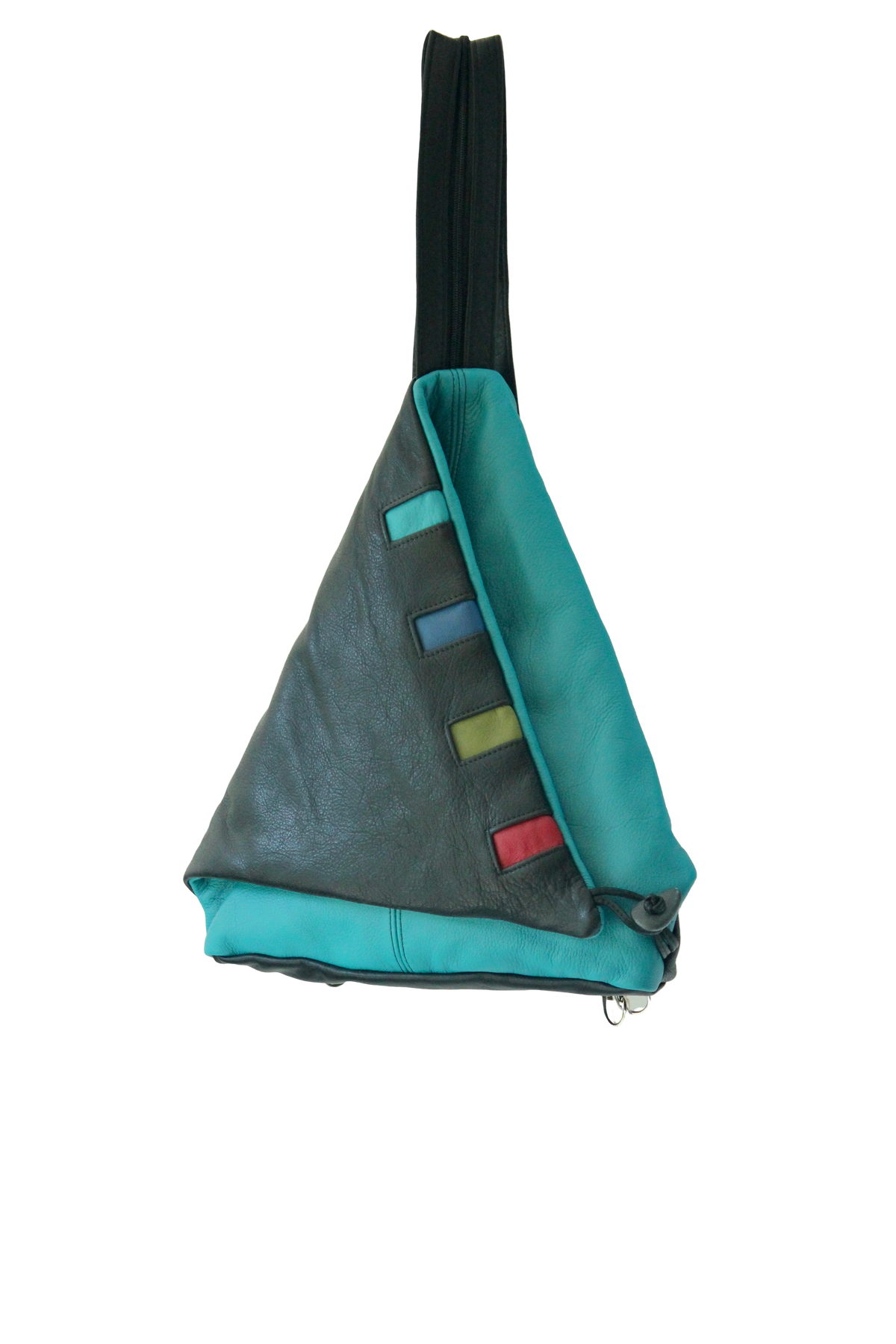 Triangle Fold - Piano - Indian Summer's designer leather purses