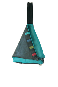 Triangle Fold - Piano - Indian Summer's designer leather purses