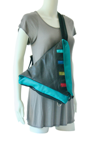 Triangle Fold - Piano - Indian Summer's designer leather purses