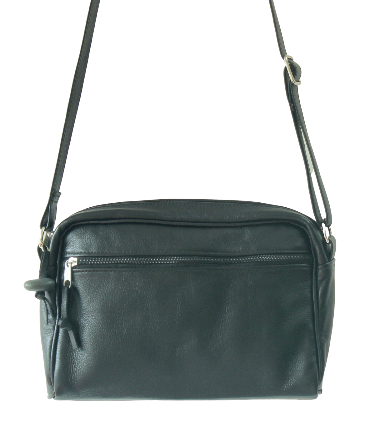 Compact Purse Op-Art - Indian Summer's designer leather purses