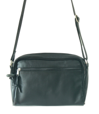 Compact Purse Op-Art - Indian Summer's designer leather purses