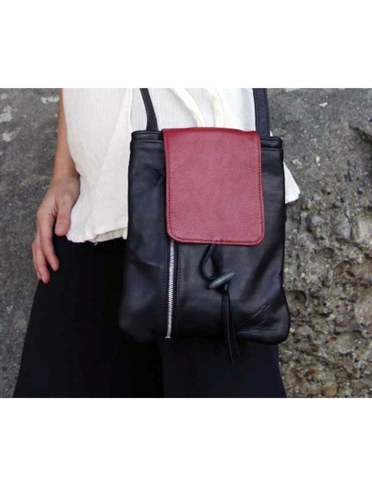 Casual Small Handbag Genuine Leather Fashionable Multi-functional Phone Bag  Women's Double Zipper Pocket Crossbody Clutch Purse
