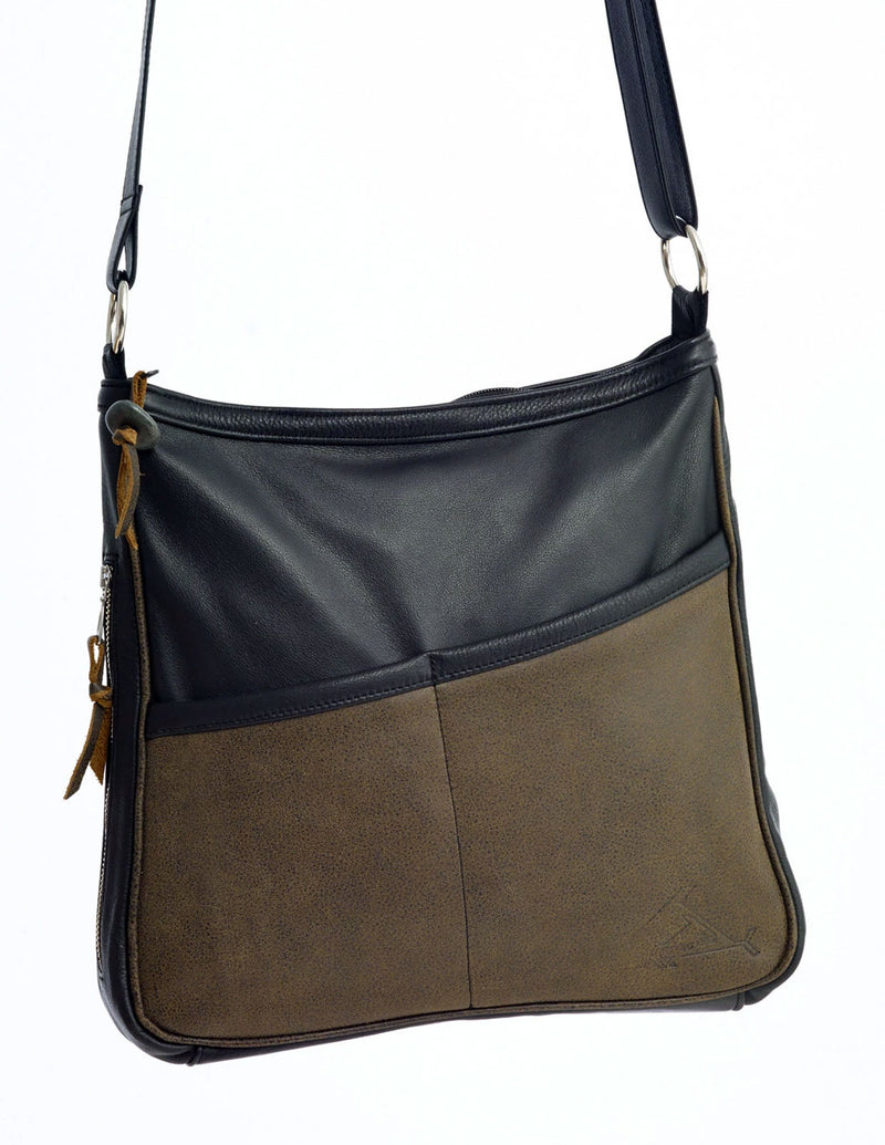 Classic Cross-Body Bag - Indian Summer's designer leather purses