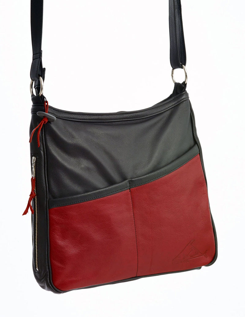 Classic Cross-Body Bag - Indian Summer's designer leather purses