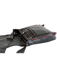 College Bag - Op Art - Indian Summer's designer leather purses