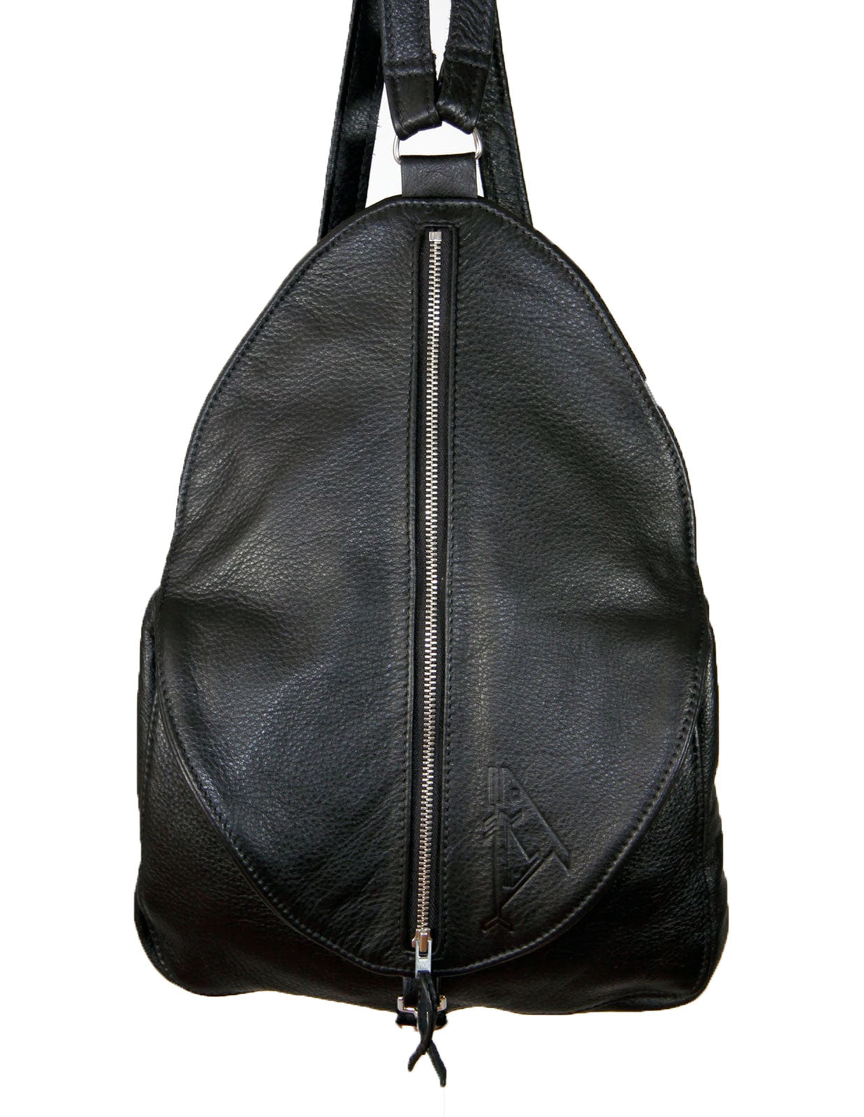 Egg Bag Backpack - Convertible Leather Backpack – AJLD