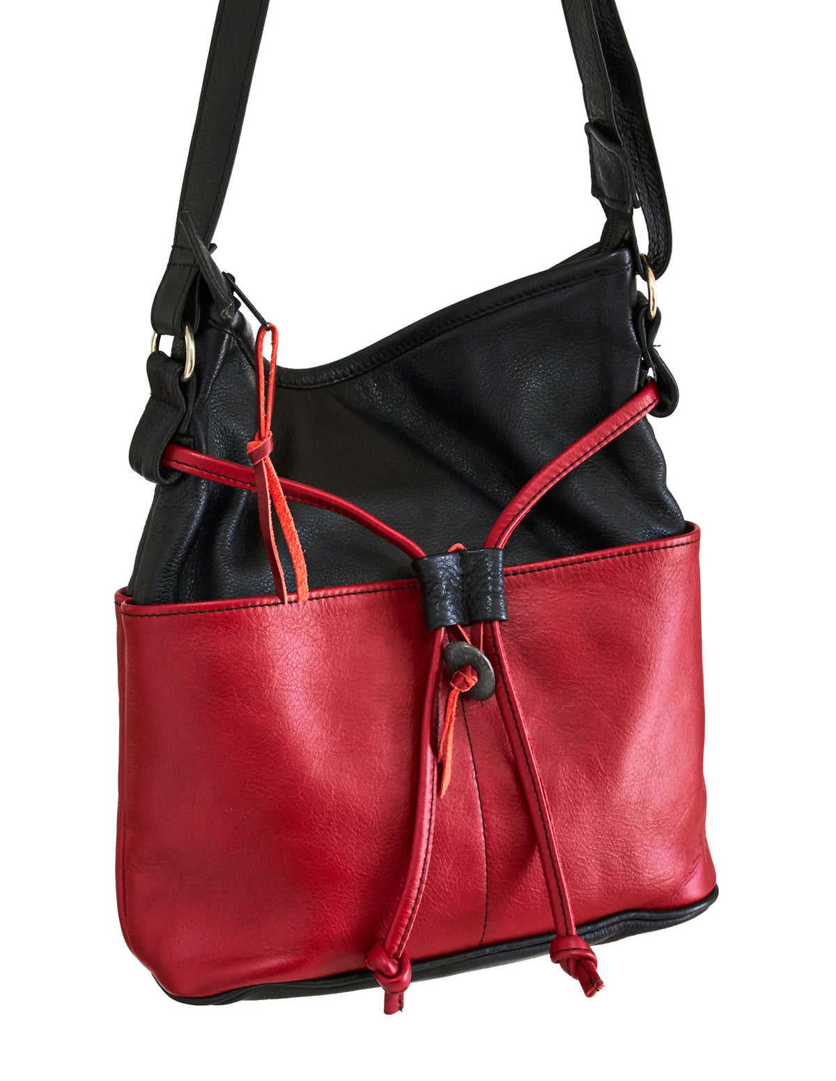 Four-Pocket Purse - Indian Summer's designer leather purses