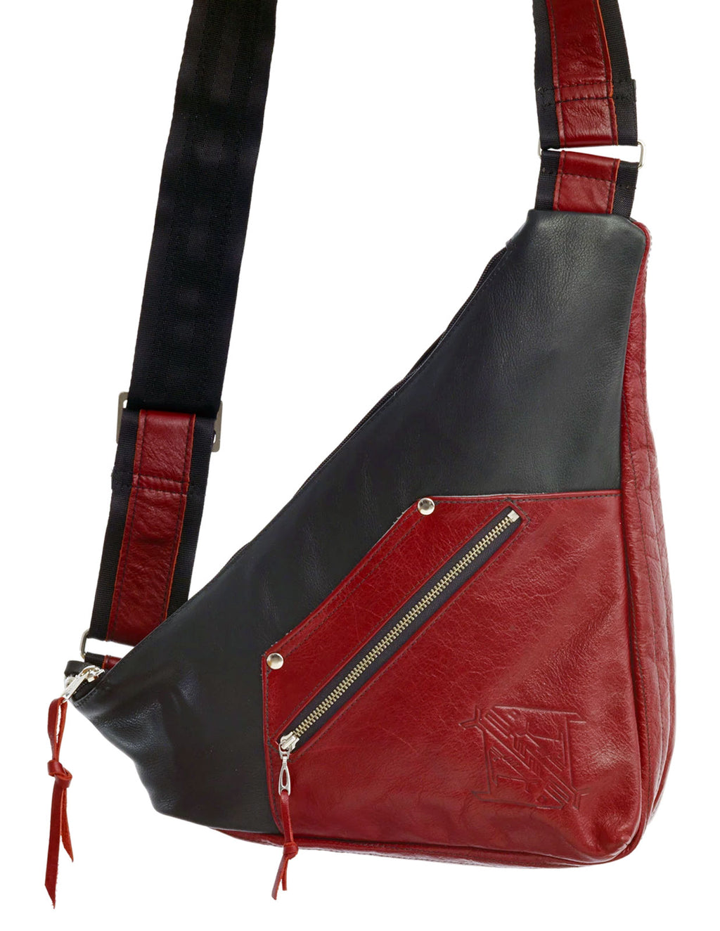 INOUI EDITIONS】LARGE BESACE Leather Shoulder Bag - Shop Gather
