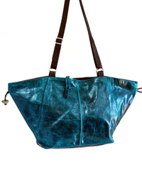 Large Origami Tote bag - Indian Summer's designer leather purses