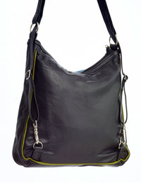 Large Purse Pack Op-Art - Indian Summer's designer leather purses