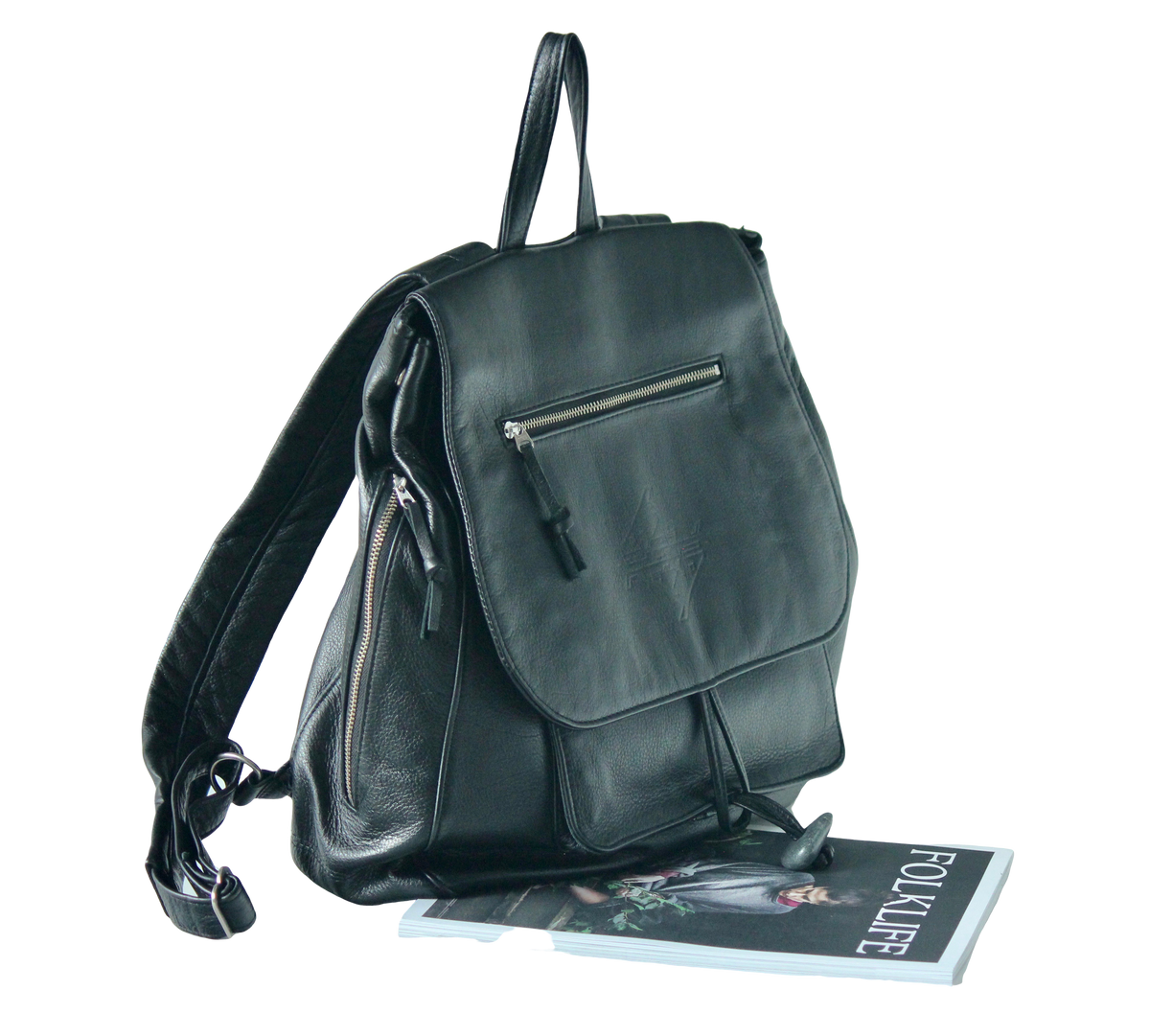Classic Large Back Pack - Indian Summer's designer leather purses