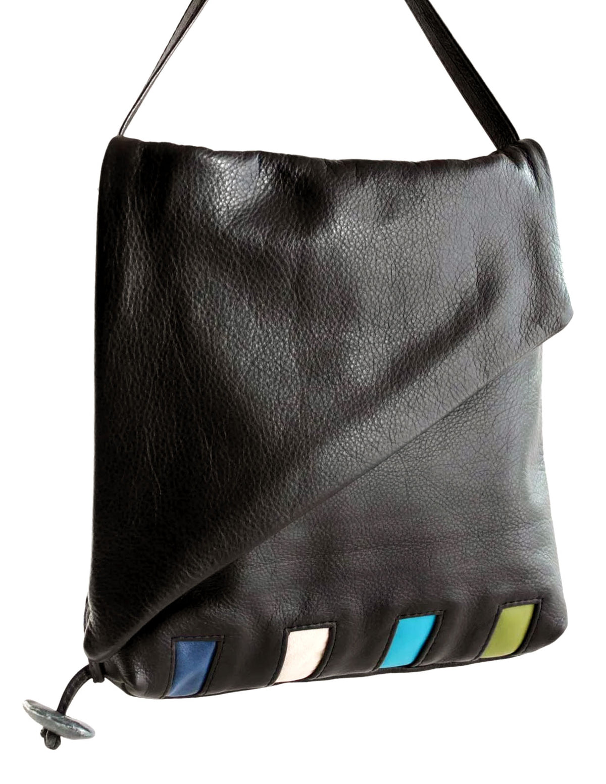 Shoulder Fold - Piano (available in 2 sizes) - Indian Summer's designer leather purses
