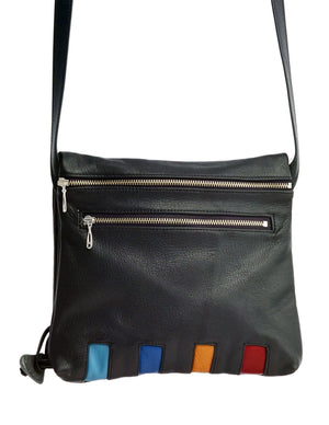 Shoulder Fold - Piano (available in 2 sizes) - Indian Summer's designer leather purses