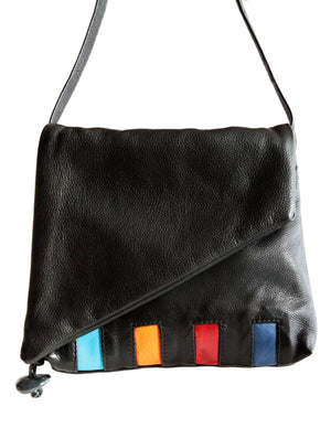 Shoulder Fold - Piano (available in 2 sizes) - Indian Summer's designer leather purses