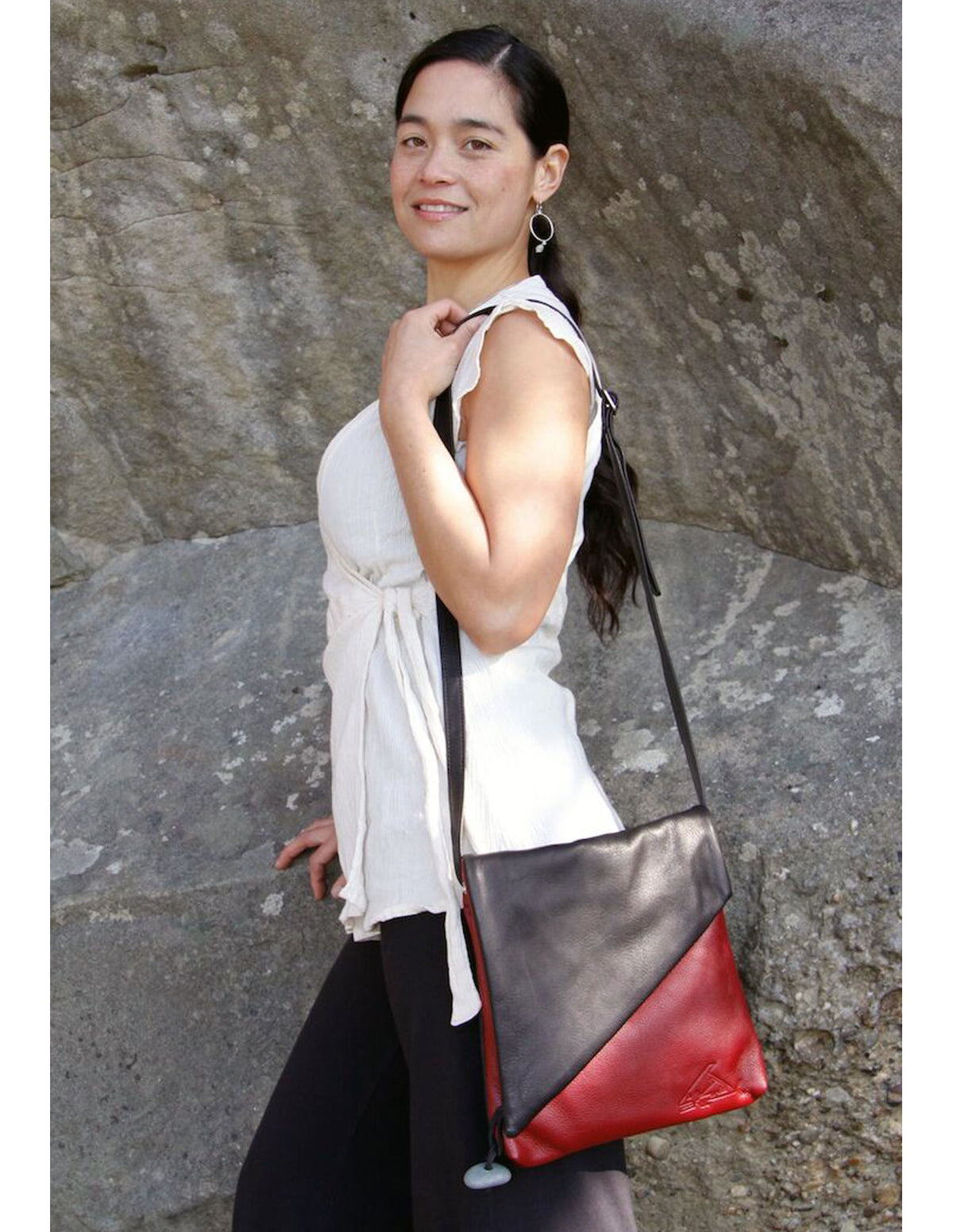 Shoulder Fold - Indian Summer's designer leather purses