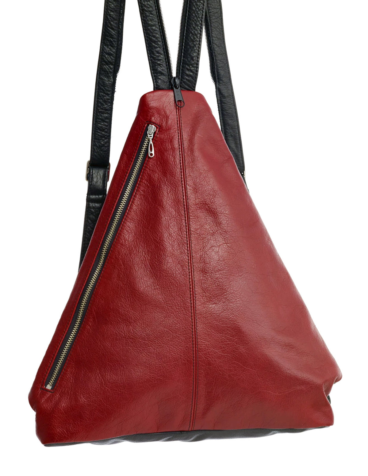 Triangle Fold - Piano - Indian Summer's designer leather purses
