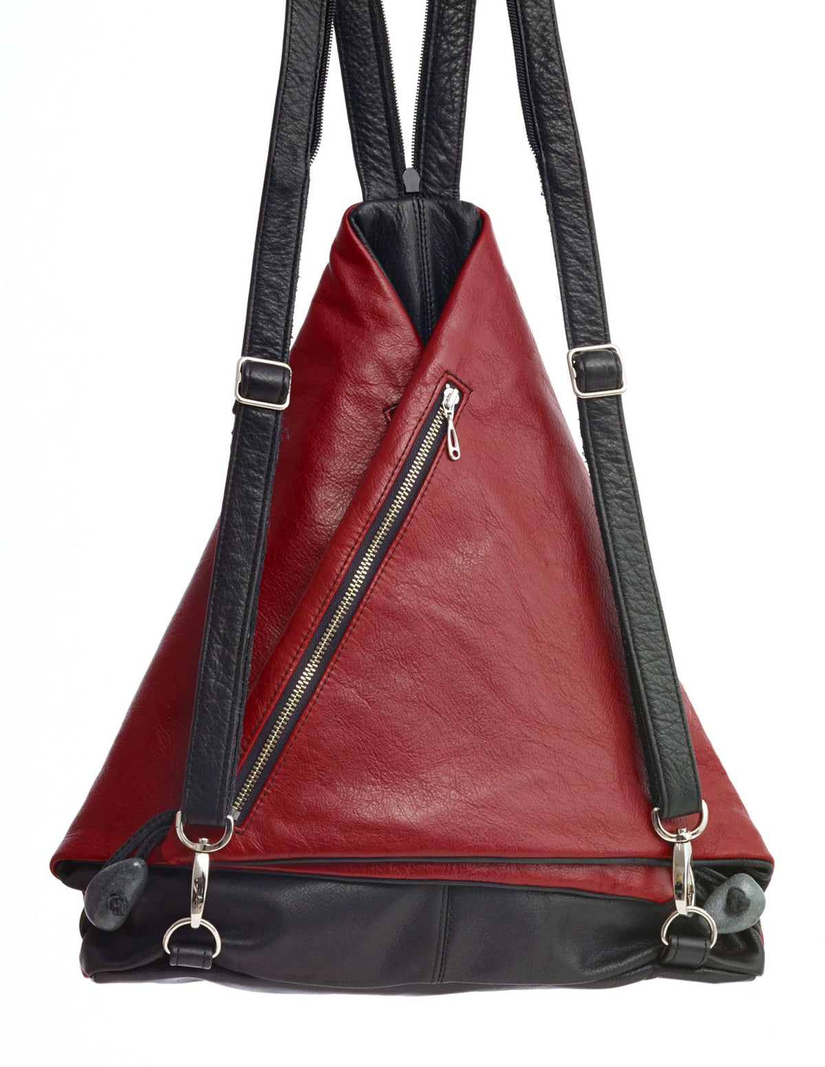Triangle Fold - Piano - Indian Summer's designer leather purses