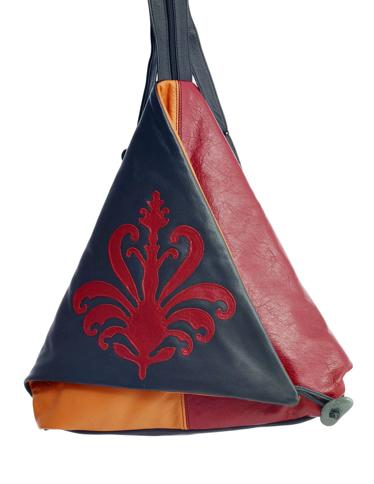Triangle Fold - Siena - Indian Summer's designer leather purses