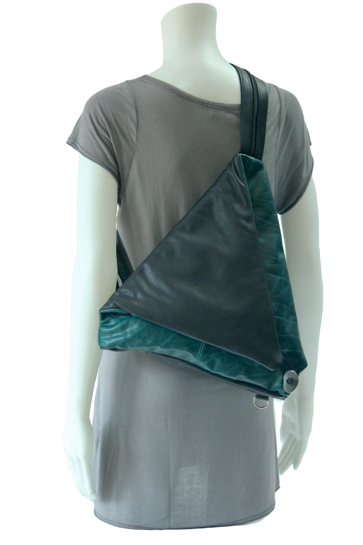 Triangle Fold - Indian Summer's designer leather purses