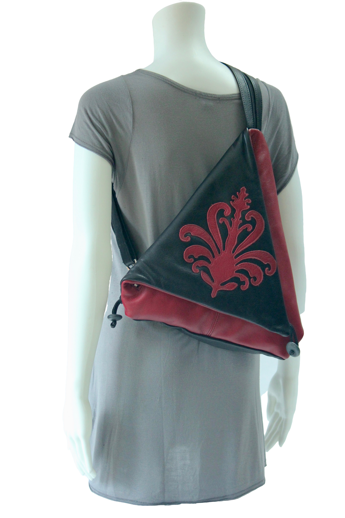 Triangle Fold - Siena - Indian Summer's designer leather purses