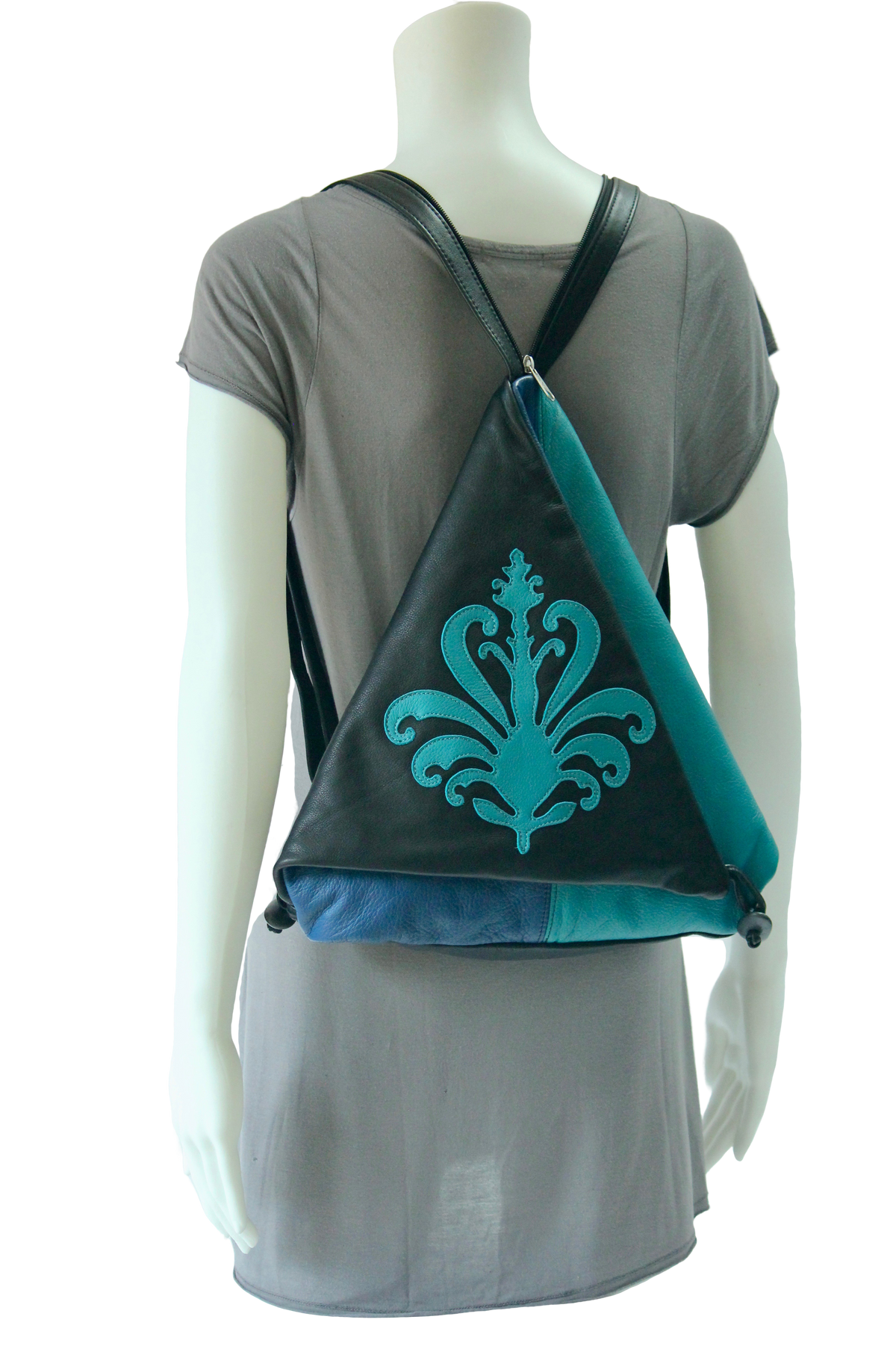 Triangle Fold - Siena - Indian Summer's designer leather purses