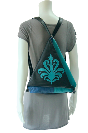 Triangle Fold - Siena - Indian Summer's designer leather purses
